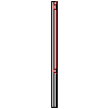 Betafence Sp. z o.o. - Panou  Nylofor Medium, măsuri 250x103 cm pe stâlp Bekafast - Sectiune dwg