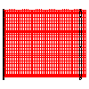 Betafence Sp. z o.o. - Panel Nylofor Medium  o rozměrech 250x203 cm na sloupu EL - Výhled dwg