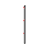 Betafence Sp. z o.o. - Plaat Nylofor Medium mõõdud 250x153 cm ruudukujulisel postil - Lõige dwg