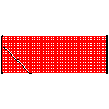 Betafence LLC  - Сетка Fortinet Medium высотой 102 см на столбе с угловой опорой - Сечение dwg