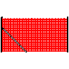 Betafence LLC  - Сетка Fortinet Medium высотой 150 см на столбе с угловой опорой - Сечение dwg