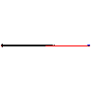 Betafence Sp. z o.o. - Siatka Fortinet Medium o wysokości 251 cm na słupie z podporą - Rzut dwg