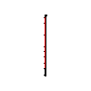 Betafence Corporate Services NV - Fortinet Super with a height of 201 cm on the pole without support - Section dwg