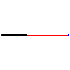 Betafence Sp. z o.o. - Tīkls Resitor 50 augstums  150 cm uz staba ar balstu - Izmēri / projekcija dwg