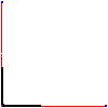 Betafence Sp. z o.o. - Võrk Resitor 50 kõrgus 150 cm nurktoega postil - Mõõdud/ projektsioon dwg