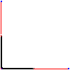 Betafence Sp. z o.o. - 200 cm magasságú háló Resitor 50 sarki támasszal rendelkező oszlopon - Vetítés dwg