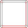 Polbruk S.A. - Polbruk rectangle with a thickness of 6 cm ZF (phase) - half - Front view dwg