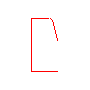 Polbruk S.A. - Curb traffic light with a length of 50 cm - Side view dwg