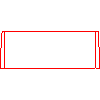 Polbruk S.A. - Curb arc with a radius of 2 m - Plan view dwg