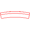 Polbruk S.A. - Curb arc with a radius of 2 m - Front view dwg