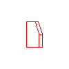 Polbruk S.A. - Curb arc with a radius of 2 m - Side view dwg