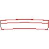 Polbruk S.A. - Curb arc with a radius of 5 m - Front view dwg