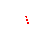 Polbruk S.A. - Curb arc with a radius of 5 m - Side view dwg