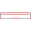 Polbruk S.A. - Curb arc with a radius of 8 m - Front view dwg