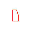 Polbruk S.A. - Curb arc with a radius of 8 m - Side view dwg