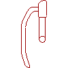 Bisk S.A. - Toilet handle - Section dwg