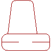 Bisk S.A. - Cup with saucer - Section dwg