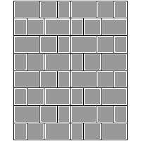 Bruk-Bet Sp. z o.o. - Paving thickness of 4 cm Nostalit - The pattern dwg