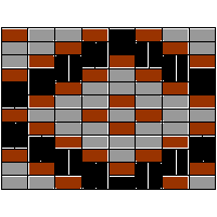 Bruk-Bet Sp. z o.o. - Kostka brukowa grubości 4 cm HOLLAND - Rysunek wzoru dwg