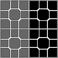 Bruk-Bet Sp. z o.o. - Plates garden UNI DECOR - The pattern dwg