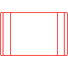 Bruk-Bet Sp. z o.o. - Panter FLORA 02 rectangle complementary 20x40x25 cm - Plan view dwg