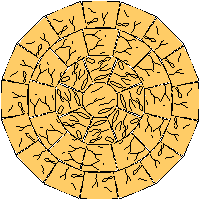 Bruk-Bet Sp. z o.o. - Hewn stone - circle - Circle R = 330 cm dwg