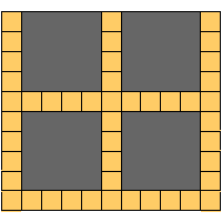 Bruk-Bet Sp. z o.o. - Patio slabs RESIDENCE multigran - Left edge dwg