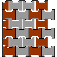 Bruk-Bet Sp. z o.o. - Paving thickness of 6 cm BEHATON - Left edge dwg