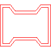 Bruk-Bet Sp. z o.o. - Kostka brukowa BEHATON 20x16.5x6 cm - Widok z przodu dwg