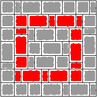 Bruk-Bet Sp. z o.o. - Paving thickness of 6 cm OLD TOWN - The pattern dwg