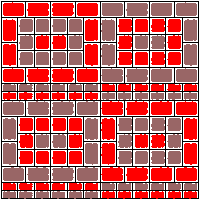 Bruk-Bet Sp. z o.o. - Paving thickness of 6 cm OLD TOWN - The pattern dwg