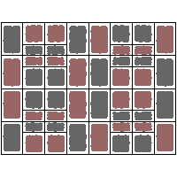 Bruk-Bet Sp. z o.o. - Paving thickness of 6 cm OLD TOWN - The pattern dwg