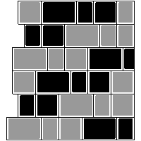 Bruk-Bet Sp. z o.o. - Paving slabs  of 8 cm Nostalit - Right edge dwg