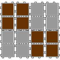 Bruk-Bet Sp. z o.o. - Paving slabs  of 8 cm cube ecological Hydrofuge - The pattern dwg