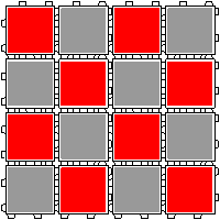 Bruk-Bet Sp. z o.o. - Paving slabs  of 8 cm cube ecological Hydrofuge - The pattern dwg