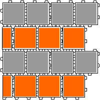 Bruk-Bet Sp. z o.o. - Paving slabs  of 8 cm cube ecological Hydrofuge - Left edge dwg