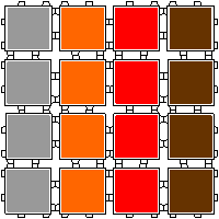 Bruk-Bet Sp. z o.o. - Paving slabs  of 8 cm cube ecological Hydrofuge - The pattern dwg