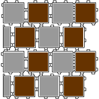 Bruk-Bet Sp. z o.o. - Paving slabs  of 8 cm cube ecological Hydrofuge - Left edge dwg