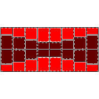 Bruk-Bet Sp. z o.o. - Paving slabs  of 8 cm BABYLON - The pattern dwg