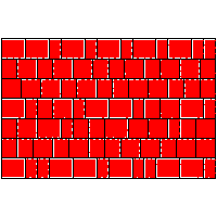 Bruk-Bet Sp. z o.o. - Paving slabs  of 8 cm BABYLON - The pattern dwg