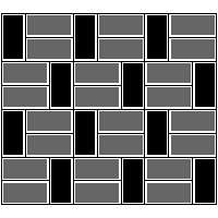 Bruk-Bet Sp. z o.o. - Paving slabs  of 8 cm HOLLAND - The pattern dwg