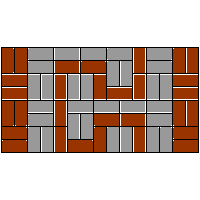 Bruk-Bet Sp. z o.o. - Paving slabs  of 8 cm HOLLAND - The pattern dwg