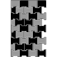 Bruk-Bet Sp. z o.o. - Paving slabs  of 8 cm BEHATON without phase - Top left corner dwg