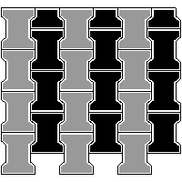 Bruk-Bet Sp. z o.o. - Paving slabs  of 8 cm BEHATON without phase - Edge advance dwg