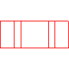 Bruk-Bet Sp. z o.o. - Paving BEHATON edge 20x16.5x8 cm - Plan view dwg