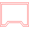 Bruk-Bet Sp. z o.o. - Paving BEHATON edge 20x16.5x8 cm - Front view dwg