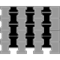 Bruk-Bet Sp. z o.o. - Paving slabs  of 8 cm BEHATON - Upper right dwg