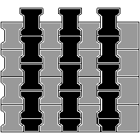 Bruk-Bet Sp. z o.o. - Paving slabs  of 8 cm BEHATON - Bottom right corner dwg