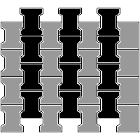 Bruk-Bet Sp. z o.o. - Paving slabs  of 8 cm BEHATON - Right edge dwg