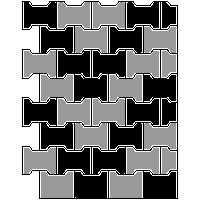 Bruk-Bet Sp. z o.o. - Paving slabs  of 8 cm BEHATON - Bottom right corner dwg